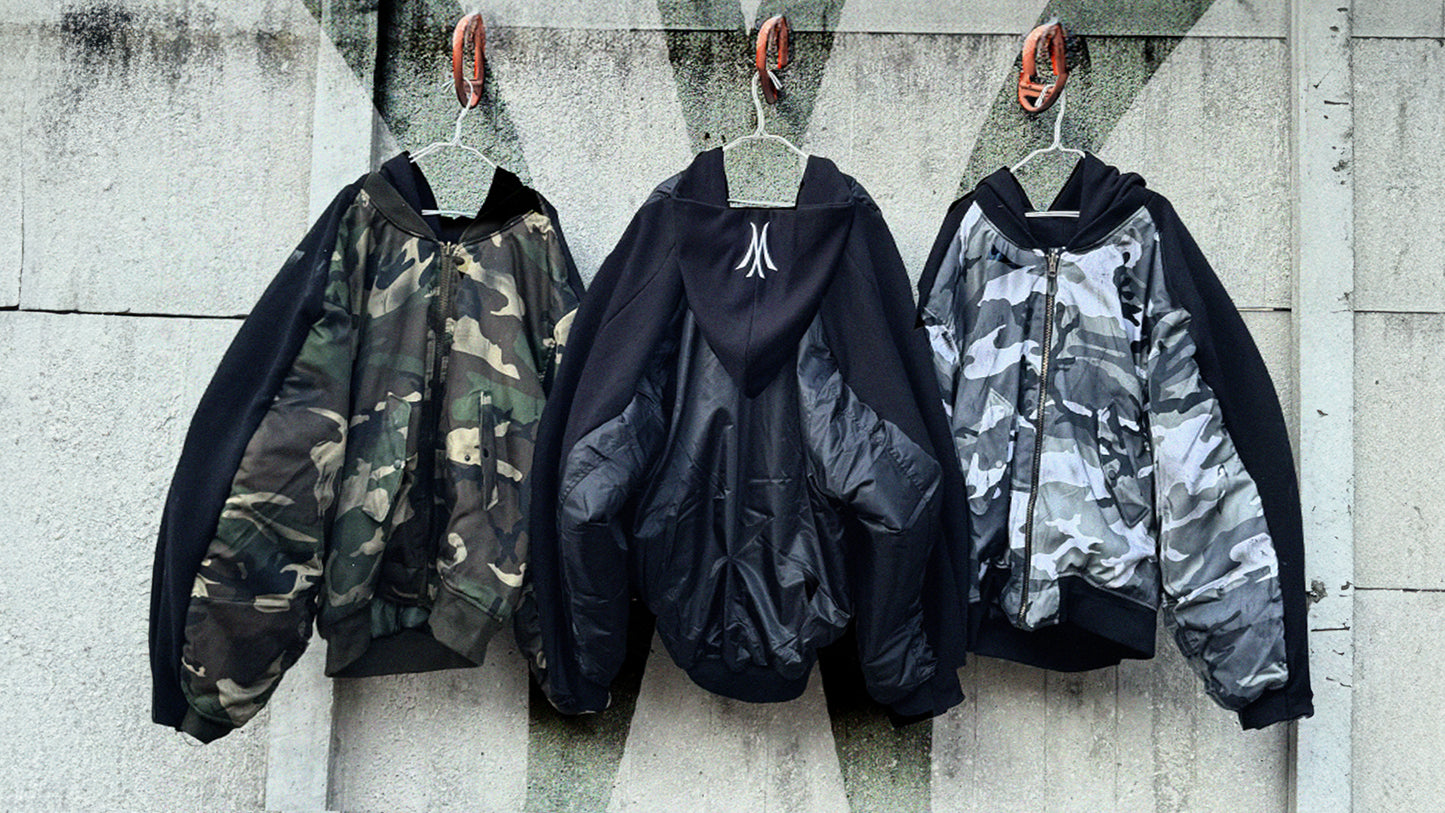 DECONSTRUCTED BOMBER JACKET bd”mx”