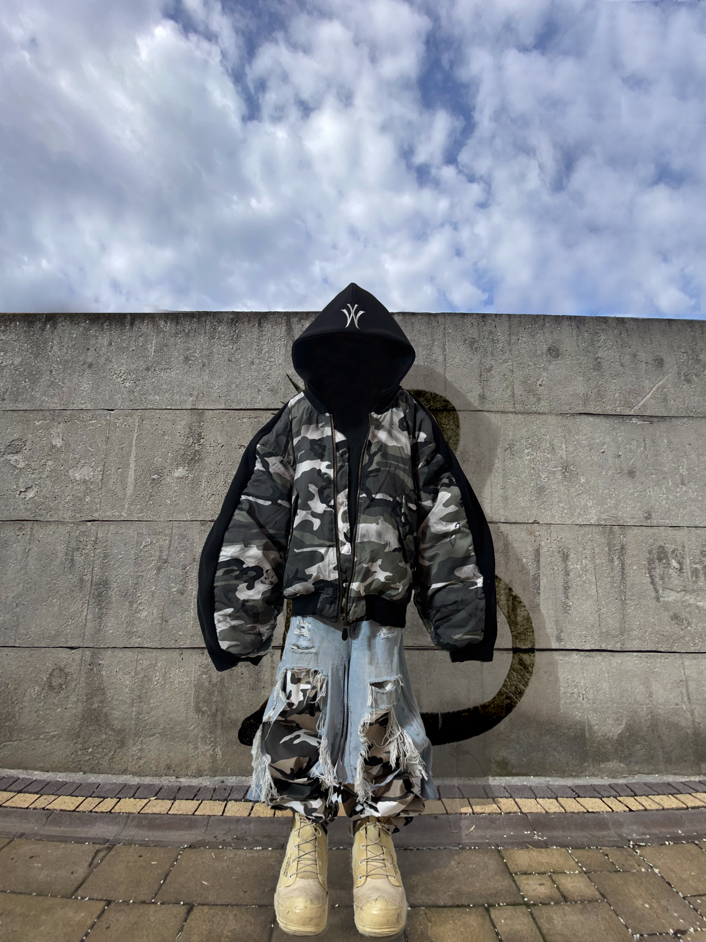 DECONSTRUCTED BOMBER JACKET bd”mx”