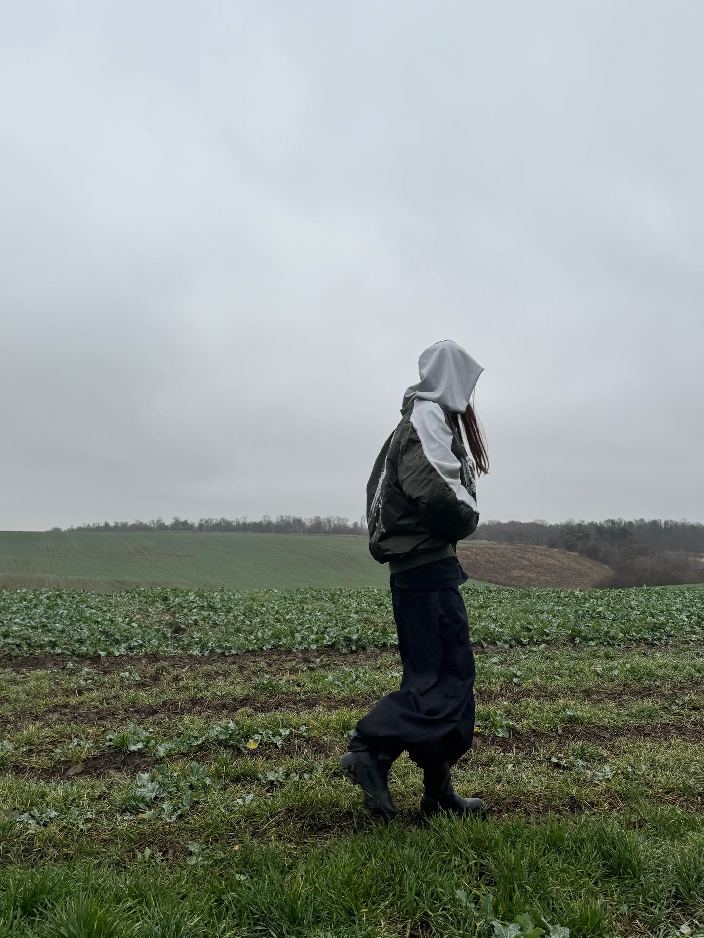 DECONSTRUCTED "ARMY" BOMBER JACKET