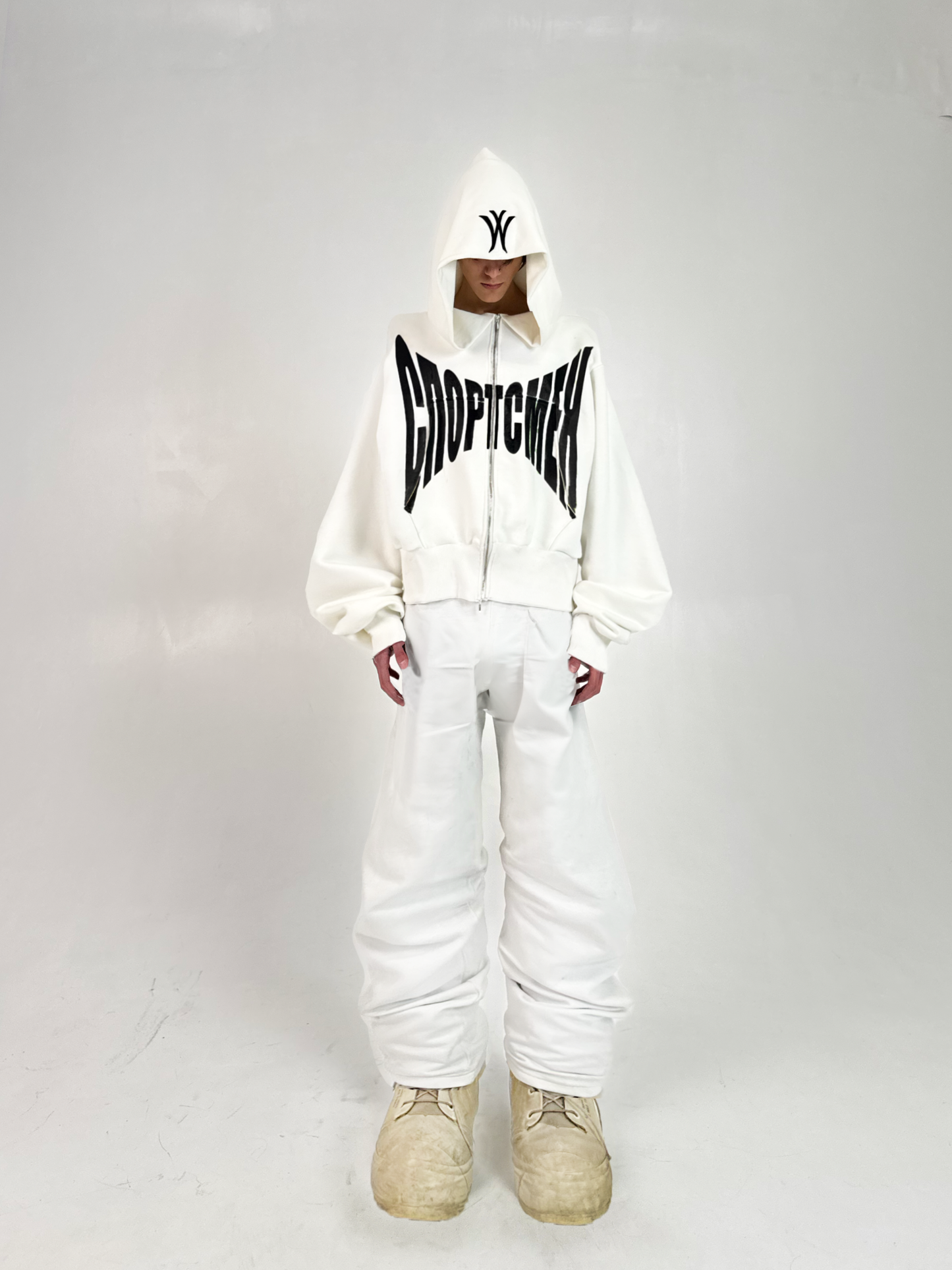 "sportsman" white hoodie