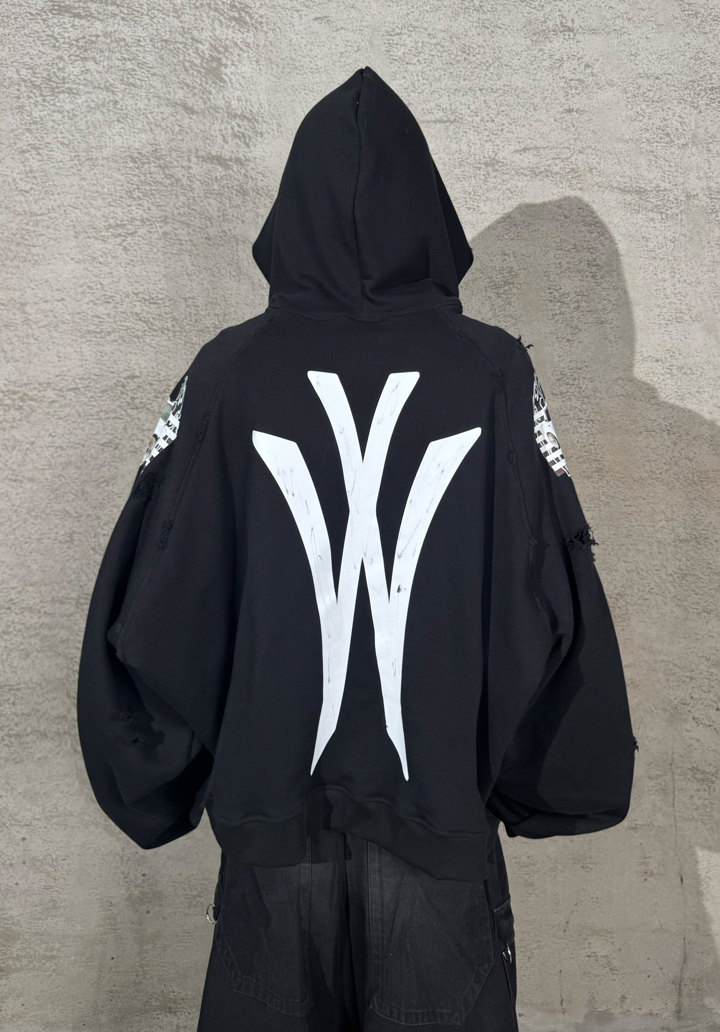"byedEMOx" zip hoodie