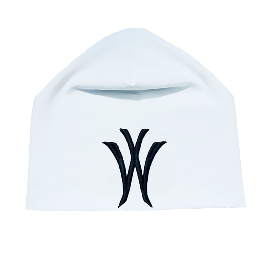 bd"mx" white beanie