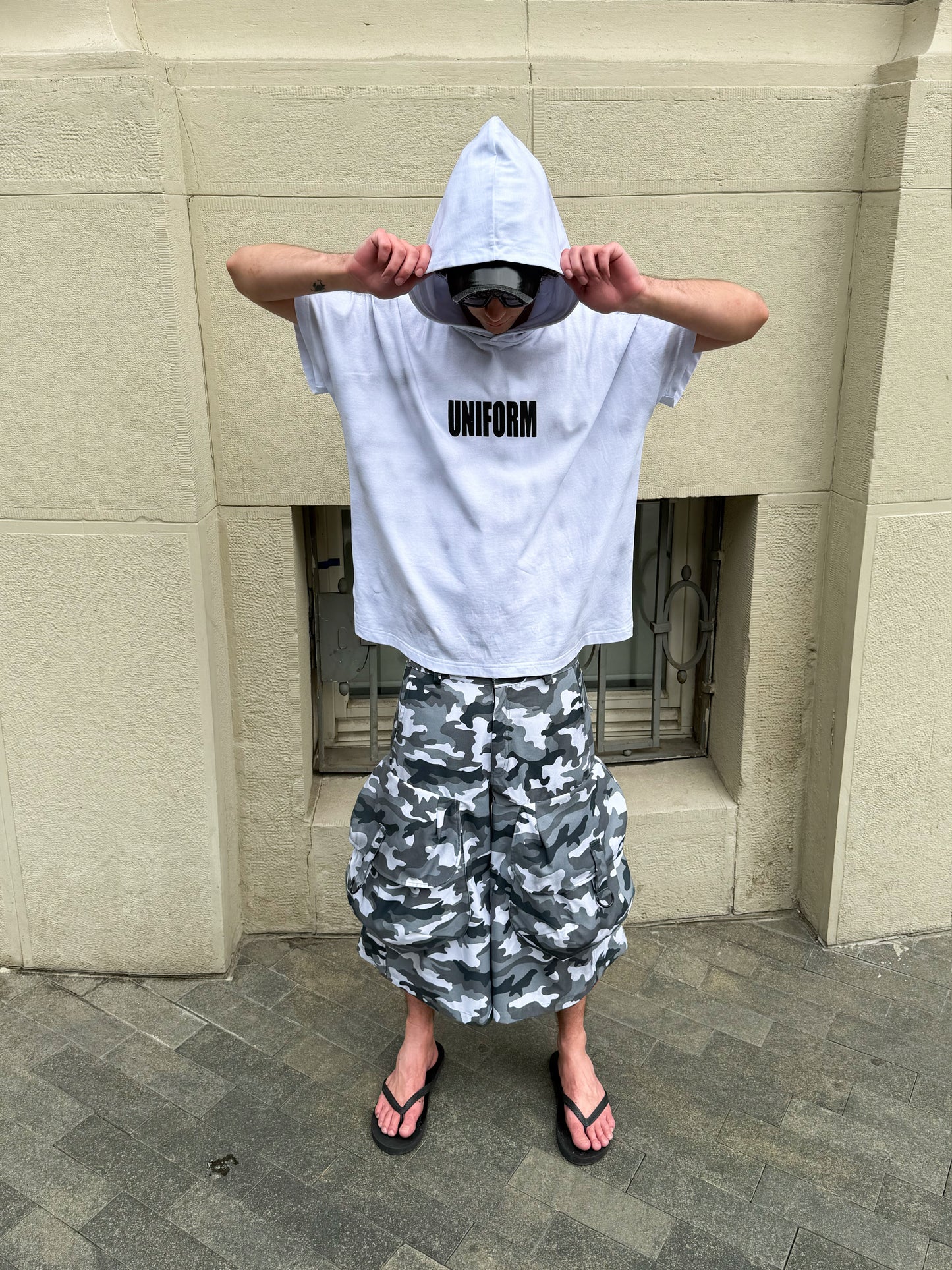 "UNIFORM" white t-shirt